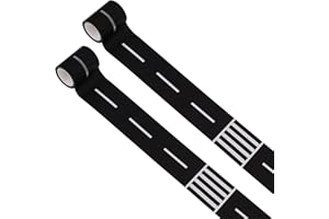 Goktvai 2 Rolls Car Track Tape, Residue-Free Roadway Toy Car Road Tape Sticks to Flat Surfaces for Racing Party Decorations K