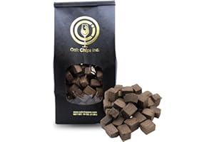 Oak Chips Inc. American Oak Cubes for Brewing - Medium Plus Toast - 1 lb - Perfect for Aging Wines, Spirits, Beer, and More!