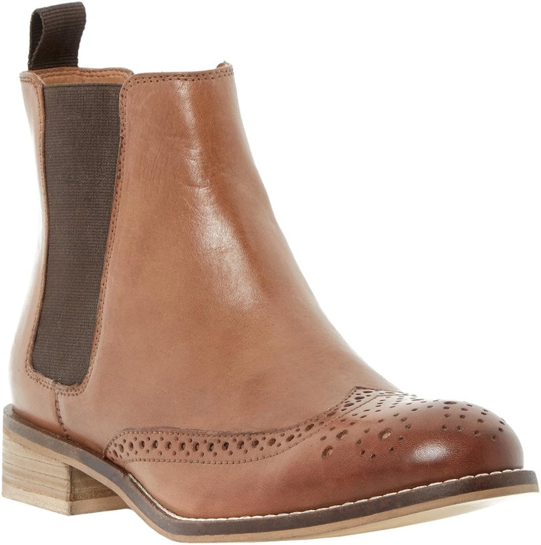 dune tan chelsea boots