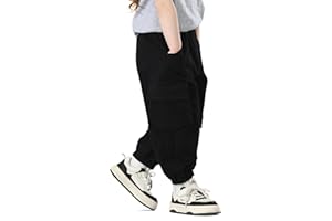 MINI PANDA Toddler Pants Girls&Boys，Stretch Twill Chino Toddler Pants