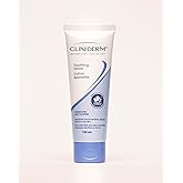 Cliniderm Soothing Lotion for Sensitive Skin - Rich Moisturizer for Rapid Relief and Long-Lasting Hydration, Non-Greasy - Fragrance-Free, Paraben-Free, Hypoallergenic - 100ml Tube