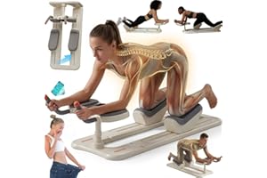 Crawling Training Machine Spine Twist & Stretch Trainer Effective Waist & Spine Workout, 3 Adjustable Height LED Counter 230k