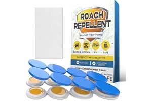 AUDQQM Roach Repellent, Cockroach Repellent for Home, Roach Control for Indoor Use, Cockroach Deterrent, Keep Roaches Away, Roach Repeller Indoor, Effective Roach Repellant-8 Count