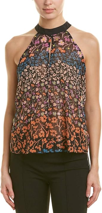 mock neck halter top