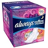 Always Radiant Infinity Pads Regular Flow with Flexi-Wings, Light Clean Scent, 0.8 Ounce