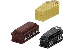 Lemax Spooky Town Halloween Coffins (Set of 3) 74583