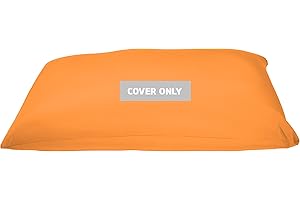 Yogibo Zoola Max Bean Bag Replacement Cover, Water Resistant, Removable, Washable, Support, Citrus