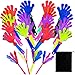 Resinta 24 Pieces Hand Clappers Plastic Noisemaker Noise Makers with Drawstring Bag for Fiesta Party Birthday Favors, 7.5 Inch