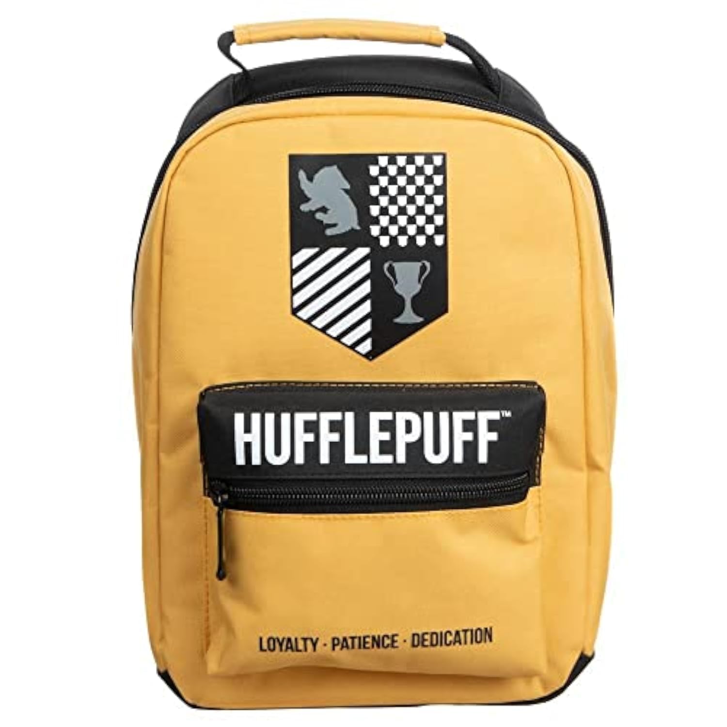 Bioworld Harry Potter Hufflepuff Crest Insulated Lunch Bag