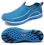 Women's Water Shoes Mesh Quick Drying Aqua Lightweight Athletic Sport Outdoor Breathable Slip-on Shoes