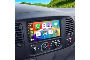 7 inch Double Din Car Stereo for 1999-2004 Ford F250 F-350 Super Duty Car Radio Bluetooth Backup Camera Touch Screen Radio fo