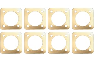 TIKATARER 8PCS Galvanized Steel Bird House Guard, 1.4 Inch Entry Hole Defender for Eastern Bluebird, Sparrow, Chickadee Nesti