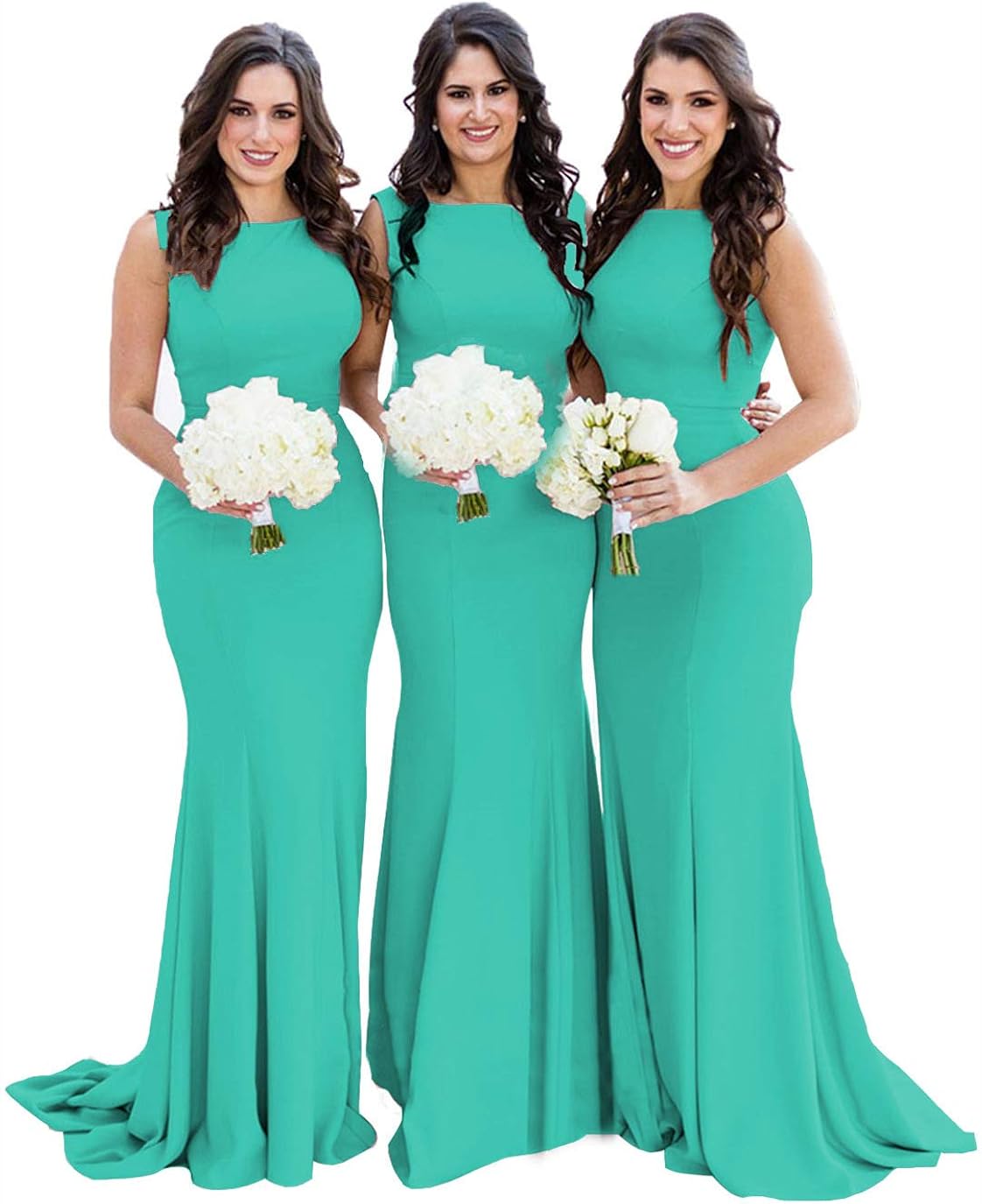 aqua bridesmaid dresses