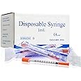 U-100 1ml 31 Gauge 5/16" Syringe, Individually Packed 100 PACK