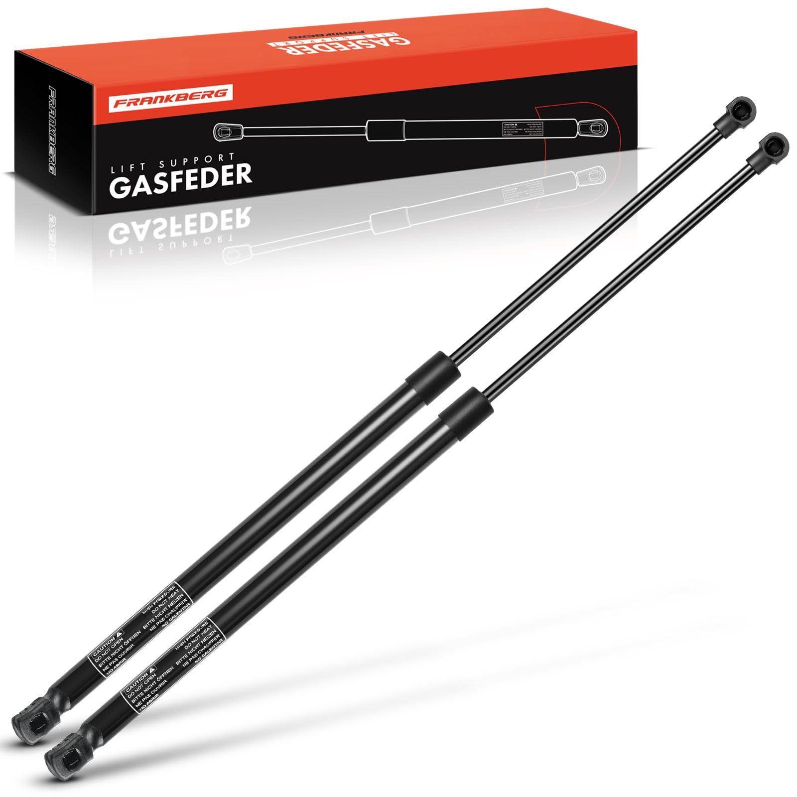 Frankberg 2x Gas Strut Tailgate Left And Right Compatible With Golf V 1K5 Estate 2007-2009 Golf VI AJ5 Estate 2009-2013 Replace# 1K9827550A