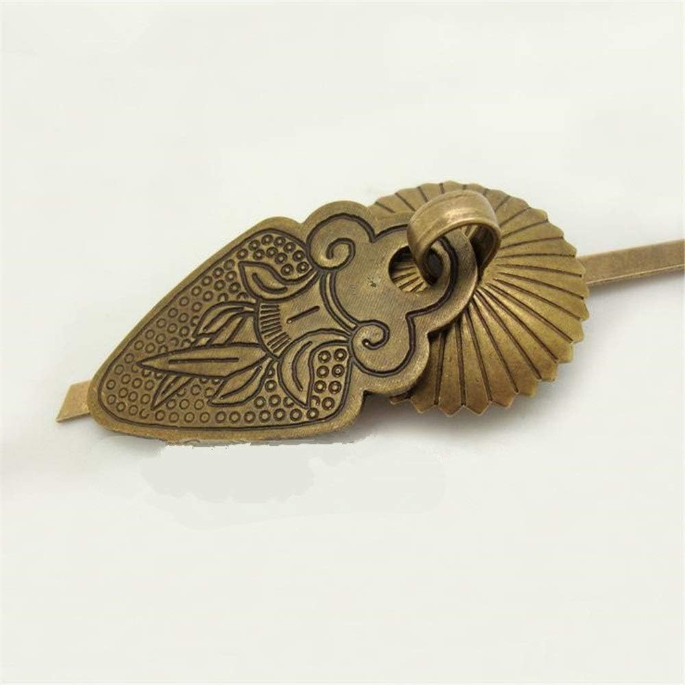 manijas de Cobre Amarillo del Estilo Chino Tradicional for la Puerta de