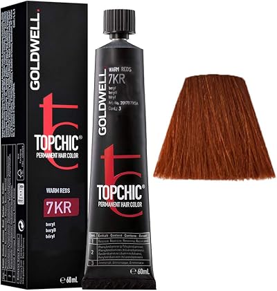 Goldwell Topchic Haircolor 7KR Warm Red Beryl Permanent Colour