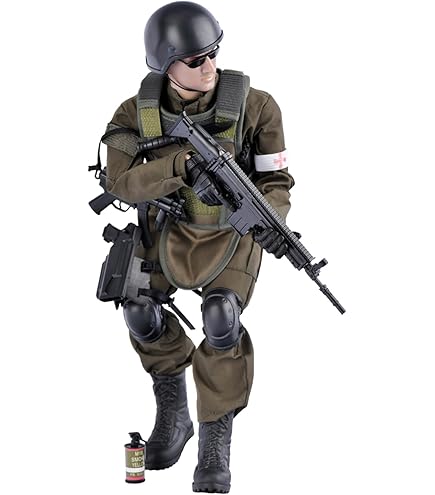 Amazon.com: Scakbyer 12 Inch Action Figures Military Set, 1/6