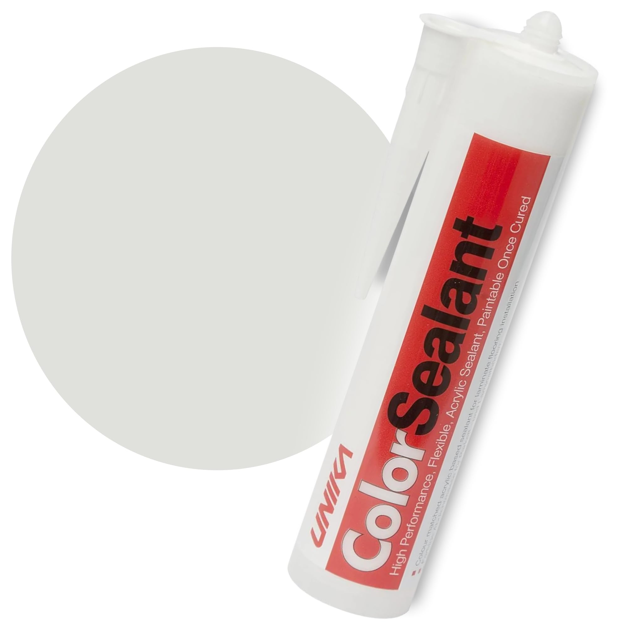 Unika ColorSealant CS4226-AZ Acrylic Gap Filler and Sealant, White, 0.57 kg