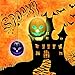 Pumpkin LED Lights Halloween Gift and Ghosts Sound Wireless Portable Speaker Bluetooth Lamp for Christmas, Holiday, Festival, Party Decor(Yellow)