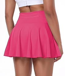 Tivifox High-Waisted Pleated Skirts Skorts for