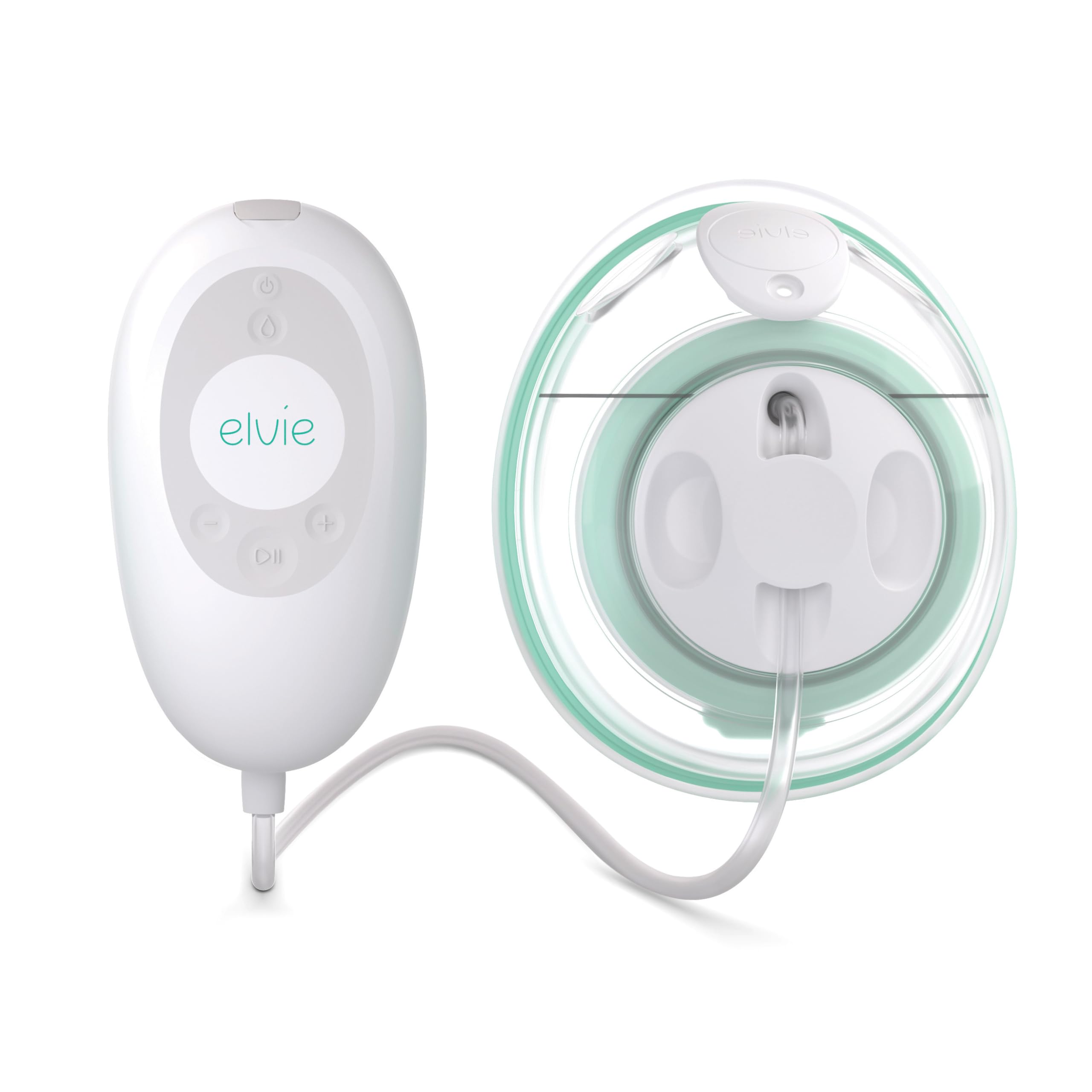Elvie Stride 1, Single Breast Pump, Electric Breastfeeding Pump, Hands-Free & Portable & Wearable, Newborn Essentials, App-Controlled & Ultra-Quiet