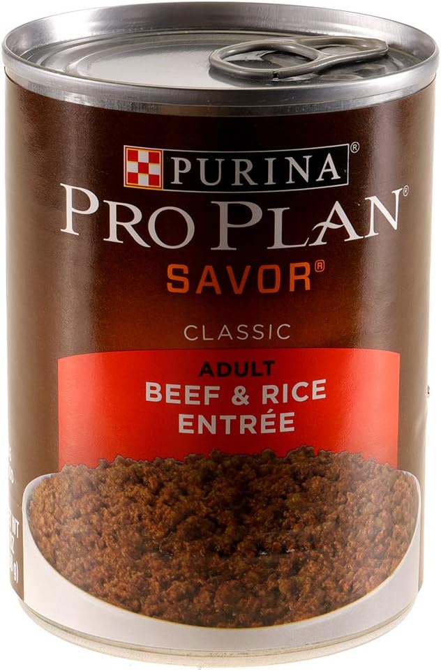 pro plan savor canned dog food