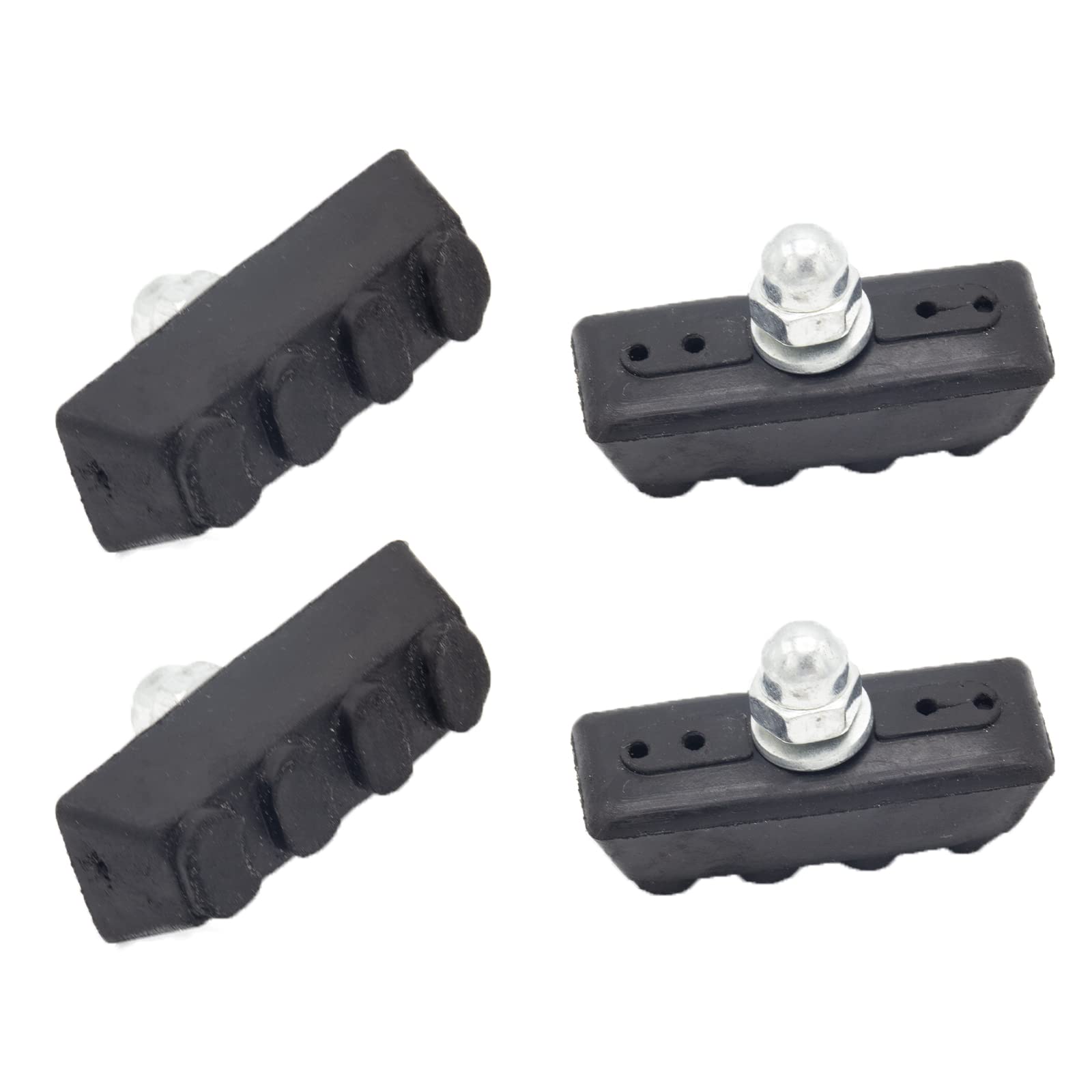 Photo 1 of Cheerock 2 Pair Bike Brake Pads, Rubber V-Brake Pads for Mountain & Road Bicycles, Quiet & Non-Skid Cycling Accessories for Enhanced Safety