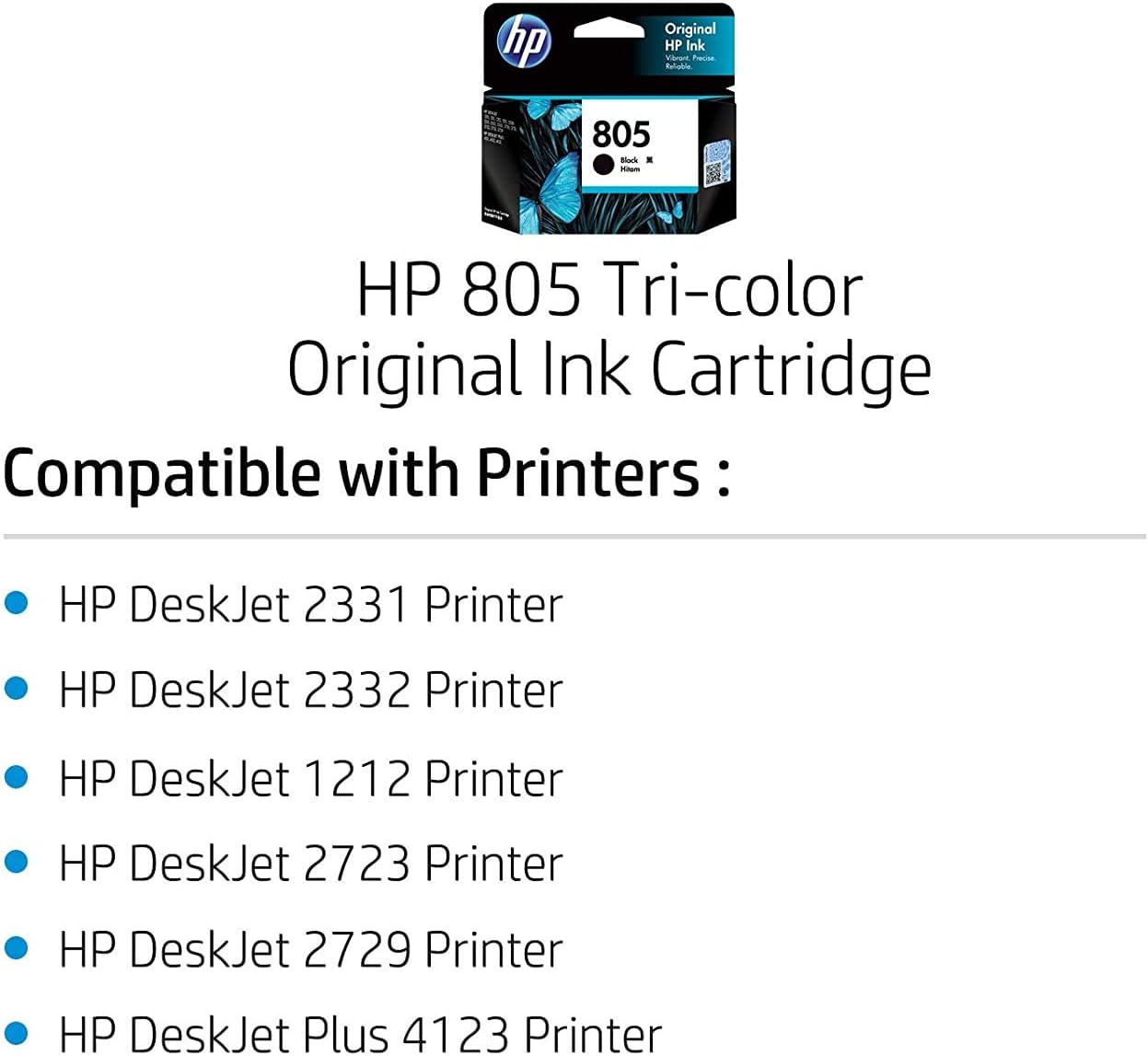 hp 805 black