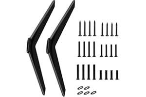 YUSUSIPA TV Legs for TCL TV Stand Legs for TCL 28 32 40 43 49 50 55 65 Inch Roku TV Legs Replacement Compatible with 28S405 32S305 40S325 43S425 43S431 50S431 50S435 55S425 TCL Roku TV Stand Legs with Screws