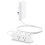 Olcorife Flat Extension Cord with Outlet