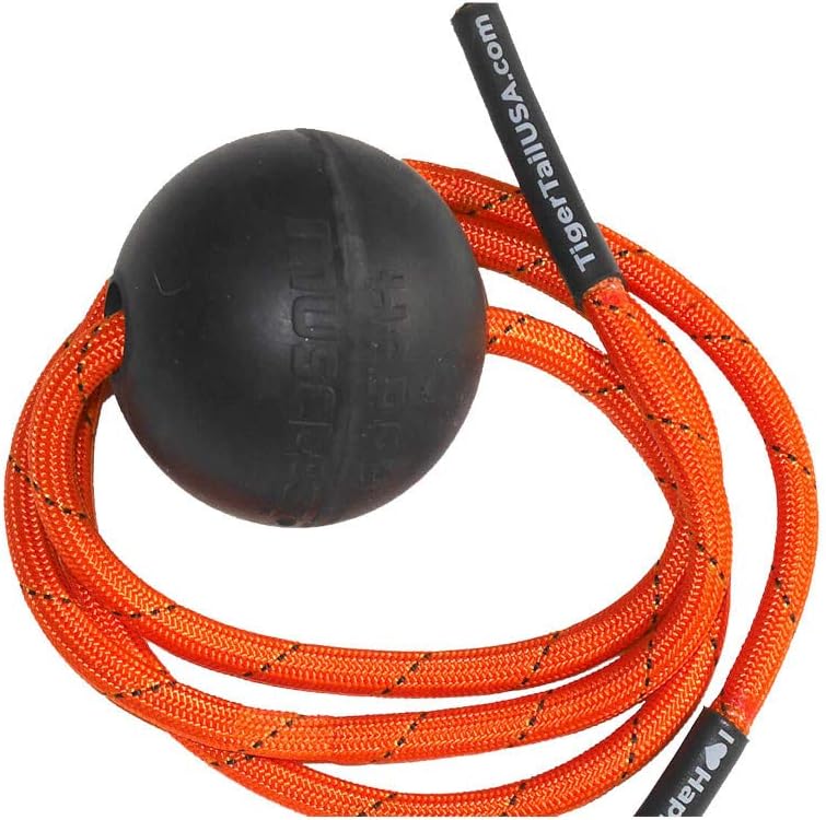 TigerTail Unisex's Tiger Ball Massage-on-the-rope, Orange/Black, One