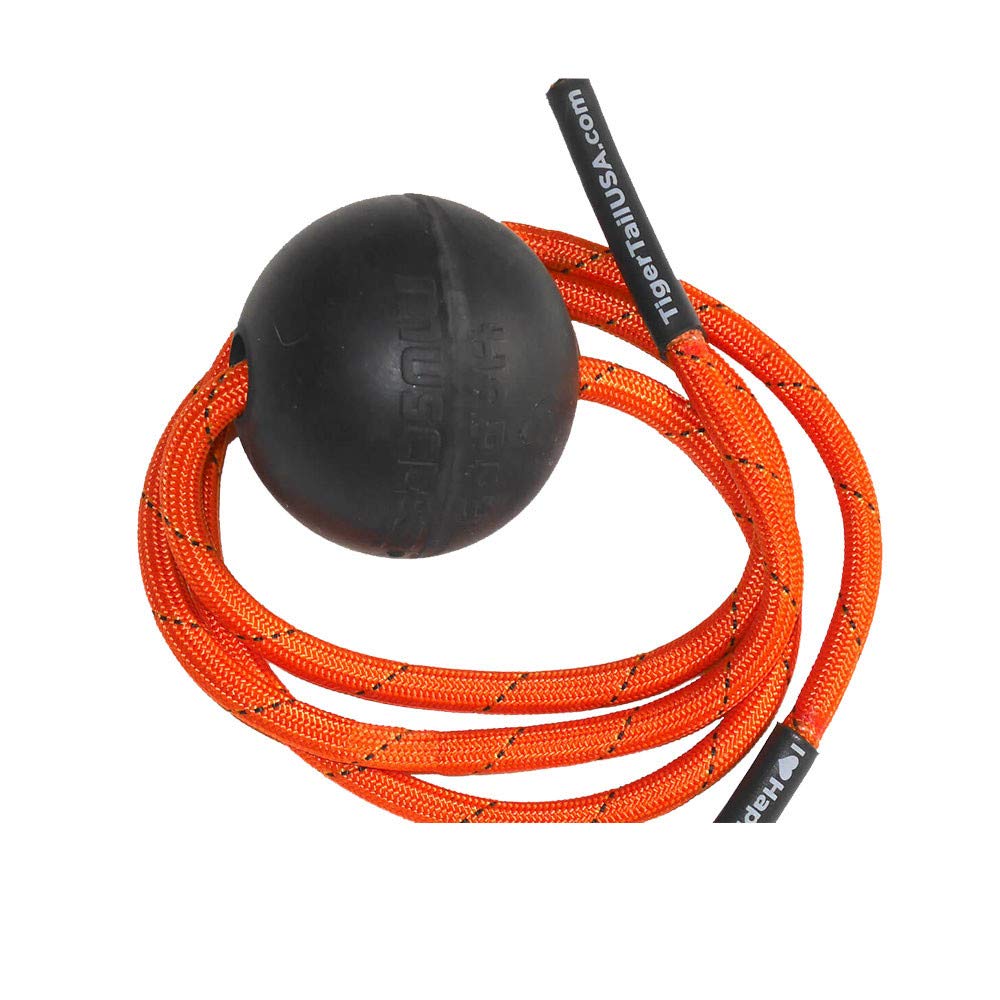 TigerTail Unisex's Tiger Ball Massage-on-the-rope, Orange/Black, One