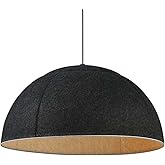 ET2 Lighting E34614-DG Wimbledon - 12W 1 LED Pendant-8 Inch Tall and 16 Inch Wide, Finish Color: Dark Gray
