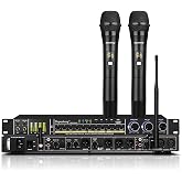 Depusheng REV3900 KTV Pre-Effector Household Reverberator Karaoke Anti-Howling Audio Processor USB Bluetooth Device with Microphone