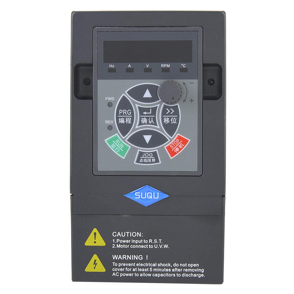 Frequency Inverter, 380V 2.2KW 3 Phase Input 3 Phase Output VFD ...