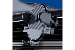 Lawnoval Car Phone Holder Air Vent, Rotation Adjustable Clip Mount, and Smartphones, for Black