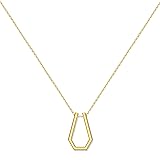 ShTQior Ring Holder Necklace-Stainless Steel
