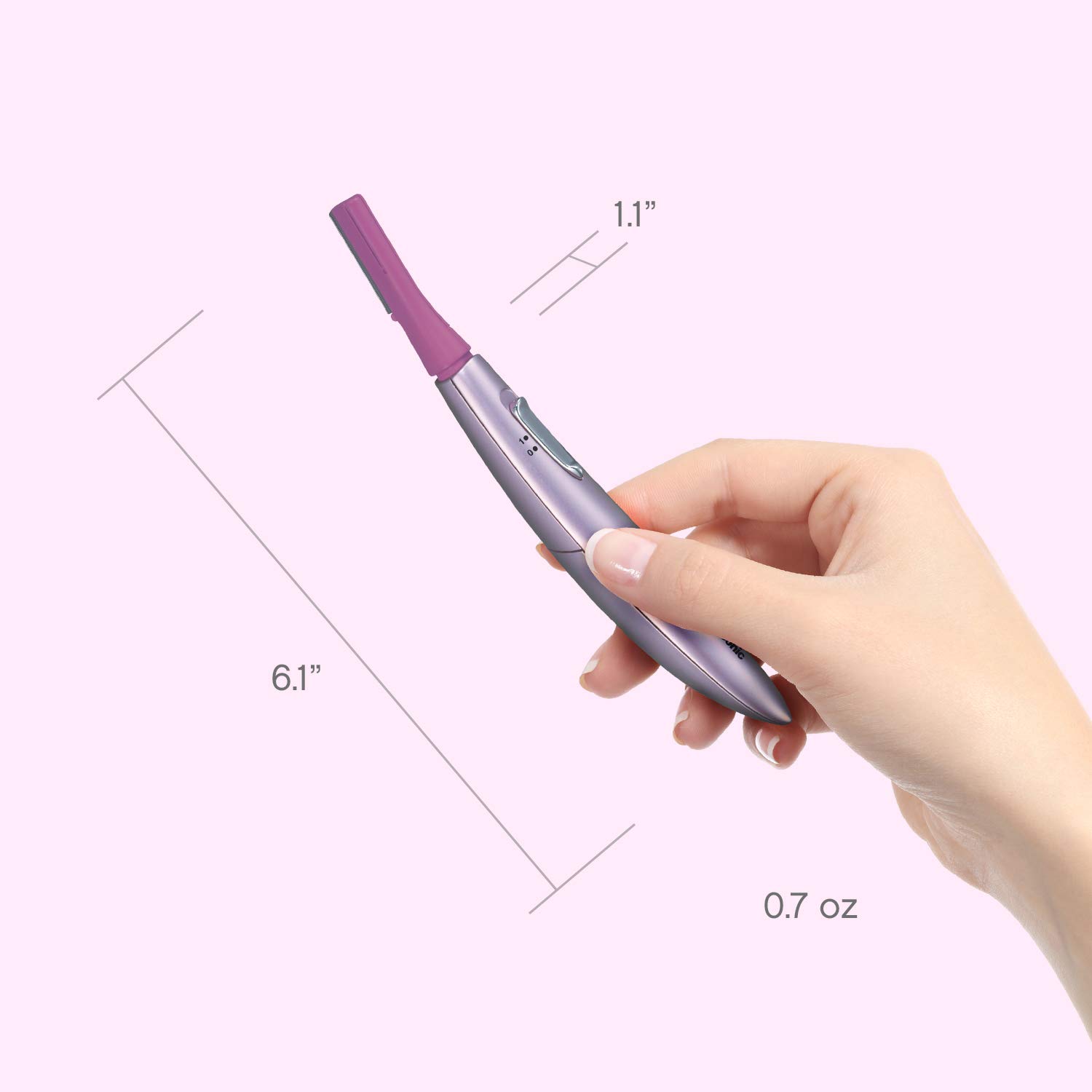 Panasonic Facial Hair Trimmer For Women Es2113pc With Pivoting