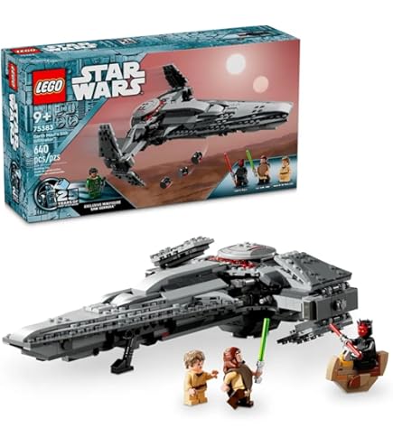 【あき】 Amazon.com: Lego 75383 Dark Maul's Sith Infiltrator 9+ 640pcs