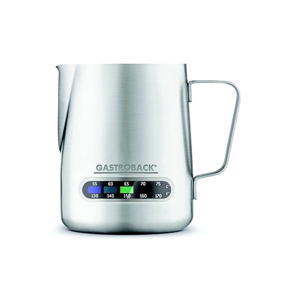 Gastroback 96757 Milchschaumkännchen edelstahl schwarz