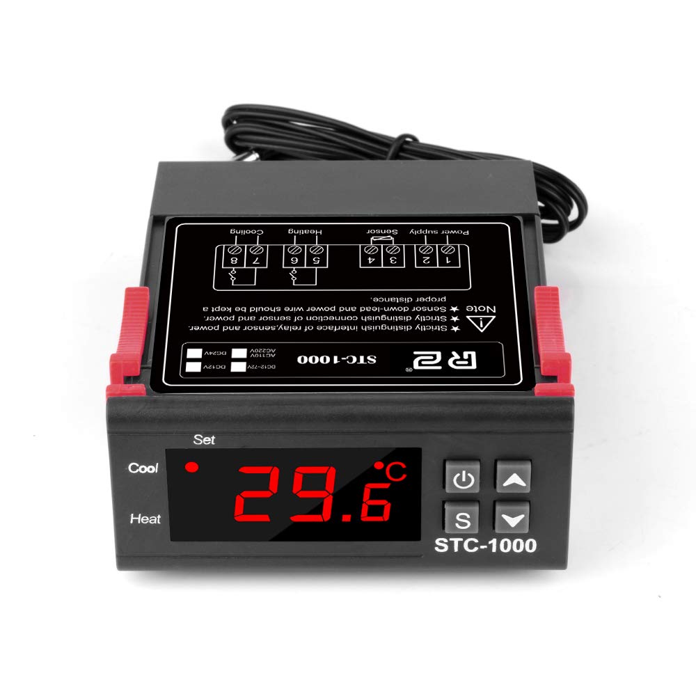 Buy Digital Temperature Controller Thermocouple AC 110220V 10A