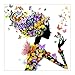 【Mother's Day Gift】MKChung Butterfly Beauty Lady 5D Diamond DIY Painting Craft Home Decor (A Part Drill)
