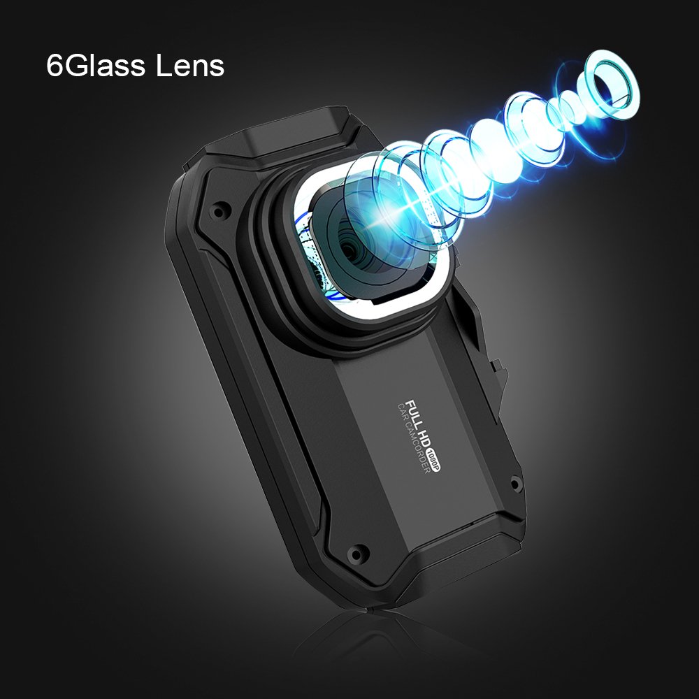 MERRiLL Dash Cam for Car 150° Wide Angle 12 Megapixel 1080P 2.7 inch with Parking Monitor, Night Vision, Loop Recording, G-sensor, 32G SD Card