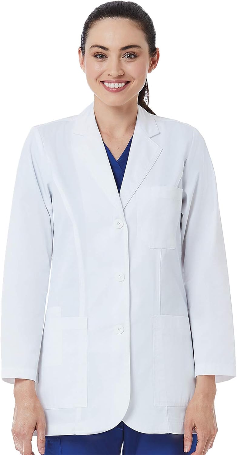 Maevn RED Panda Ladies Consultation Coat: Clothing