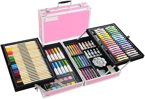 MTTLS Kit De Arte Profesional Diseño De Doble Capa Kit De Arte De Lápices De Colores