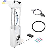 Electric Fuel Pump Module Assembly E3952M Fit for 1997-2002 Chevy S10 Pickup &amp; GMC Sonoma, 97-00 Isuzu Hombre V6 4.3L, Replace# P75006M FG0070, with Pressure Sensor Sending Unit