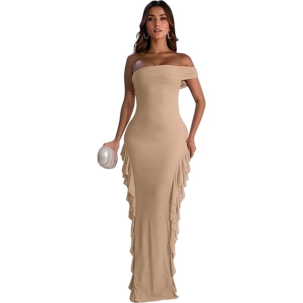 black and white long dress for women Black White Colorblock Gown main image 1