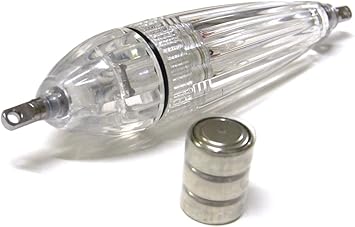 Amazon 集魚用水中ライトm 縦9 5cm 横2 3cm 重さ15 8g 高輝度led 浮き 釣り 集魚灯 釣具 夜釣り 海釣り 道具 電気ウキ 水中 ライト 仕掛け 日本ベターリビング ルアー