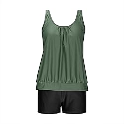 Tankini Swimsuits for Women Tummy Control Blouson